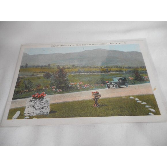 Other - Vintage 1960s Postcard Antique Car Catskill Mountains Mohian Trail NY